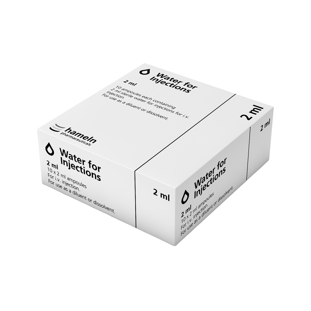 Water For Injection 2ml Pack of 10